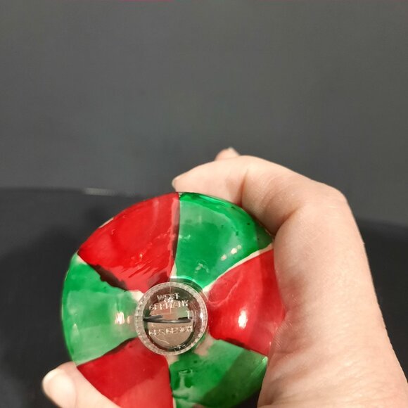 Vintage Old World Christmas Mercury Glass Carousel Glass Ornament West Germany - Picture 3 of 4